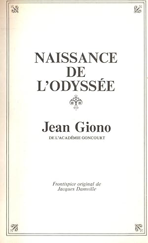 Image du vendeur pour Naissance de l'Odyssee mis en vente par JP Livres