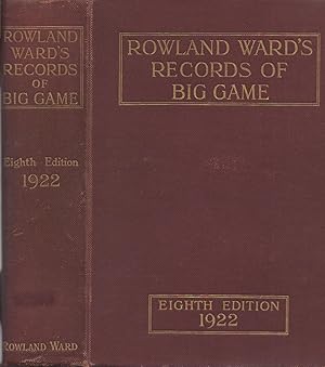 Rowland Ward's Records of Big Game, Eighth Edition