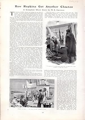 Seller image for PRINT: "How Hopkins Got Another Chance".short Story w/illustrations from Harper's Weekly, May 16, 1903 for sale by Dorley House Books, Inc.