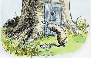 Image du vendeur pour Winnie The Pooh Rabbit at Treehouse Book Postcard mis en vente par Postcard Finder