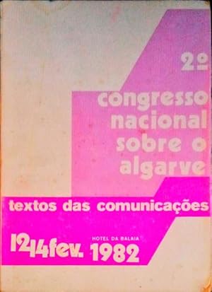 SEGUNDO CONGRESSO NACIONAL SOBRE O ALGARVE.