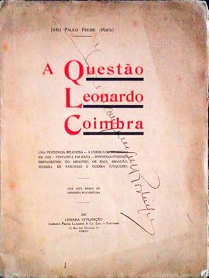 Seller image for A QUESTO DE LEONARDO COIMBRA. for sale by Livraria Castro e Silva