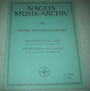 Immagine del venditore per Triosonate in F-Dur/Trio Sonata in F Major (Nagels Musik-Archiv 150) venduto da Easy Chair Books