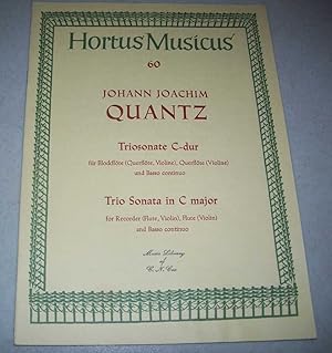 Image du vendeur pour Triosonate C-dur/Trio Sonata in C Major (Hortus Musicus 60) mis en vente par Easy Chair Books