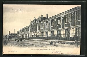 Carte postale Ivry-sur-Seine, Ecole communale d`Ivry-Port