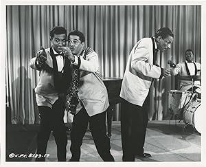 Bild des Verkufers fr Don't Knock the Rock (Original photograph of The Treniers from the 1956 film) zum Verkauf von Royal Books, Inc., ABAA