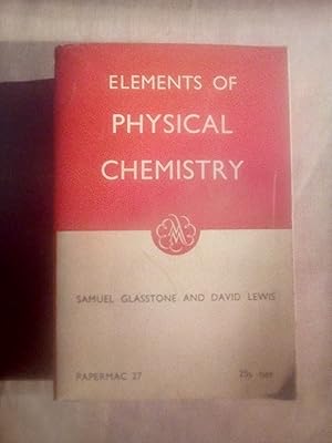 Seller image for Elements of Physical Chemistry for sale by Imaginal Books