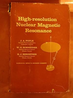 Image du vendeur pour High Resolution Nuclear Magnetic Resonance mis en vente par Imaginal Books