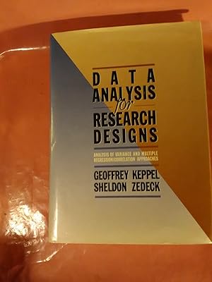 Seller image for Data Analysis for Research Designs for sale by Imaginal Books