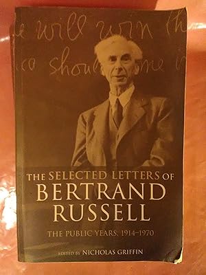 Seller image for The Selected Letters of Bertrand Russell The Private Years, 1884 - 1914 for sale by Imaginal Books