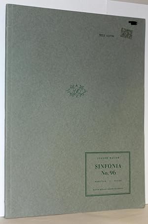 Sinfonia Nr. 96. ''The Miracle,'' Herausgegen von H.C. Robbins Landon, Partitur