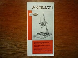 Meopta Axomat II - Prospekt .