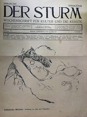 DER STURM. Wochenschrift für Kultur und die Künste. Herausgeber: Herwarth Walden. [2.] Jg. 1911. ...