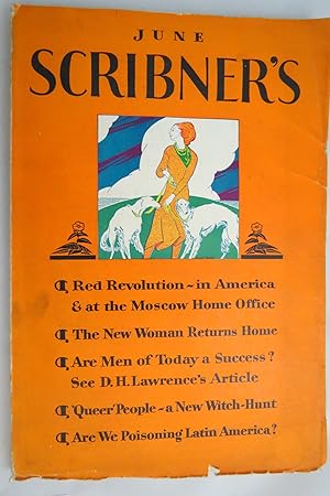 Seller image for SCRIBNER'S MAGAZINE, VOL LXXXVII, NO. 6, JUNE 1930 (D.H. LAWRENCE; ERSKINE CALDWELL - QUEER PEOPLE A NEW WITCH-HUNT) for sale by Sage Rare & Collectible Books, IOBA