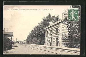 Ansichtskarte La Haie Fouassière, La Gare