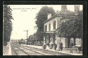 Ansichtskarte Joncherys-sur-Vesle, La Gare