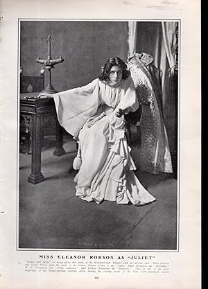 Seller image for PRINT: "Miss Eleanor Robson as "Juliet".photoengraving from Harper's Weekly, May 30, 1903 for sale by Dorley House Books, Inc.