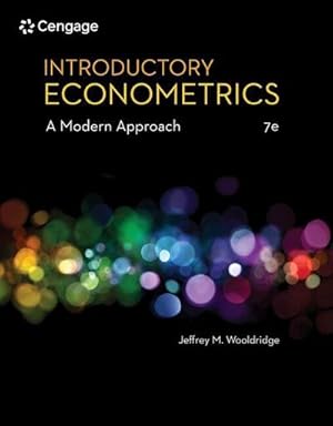 Bild des Verkufers fr Introductory Econometrics : A Modern Approach zum Verkauf von AHA-BUCH GmbH