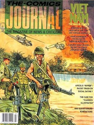 Immagine del venditore per The comics journal : the magazine of news & criticism. No. 136, July 1990 : Vietnam, The War in Comics venduto da Joseph Burridge Books