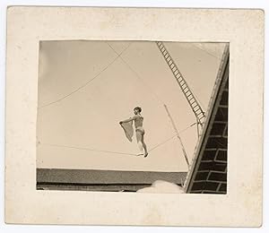 EARLY 1900s HIGH WIRE CIRCUS ACT PERFORMERS PHOTOS