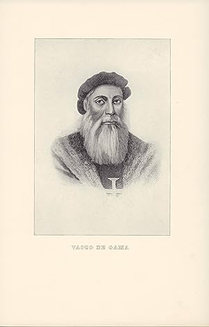 Seller image for Vasco de Gama. Lichtdruck von 1890. for sale by ANTIQUARIAT Franke BRUDDENBOOKS