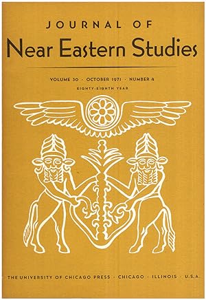Journal of Near Eastern Studies (Vol 30, October 1971, No. 4)