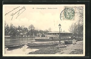 Carte postale Champigny, Bateau-Lavoir