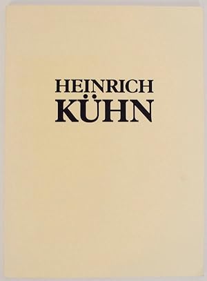 Image du vendeur pour Eine Ausstellung von hundert Photographien von Heinrich Kuhn / An Exhibition of One Hundred Photographs by Heinrich Kuhn mis en vente par Jeff Hirsch Books, ABAA