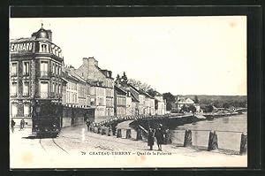 Carte postale Chateau-Thierry, Quai de la Poterne