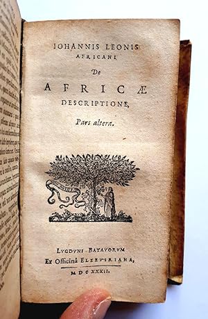 Ioannis Leonis Africani - Africae descriptio IX lib. absoluta - Lugd. Batav., apud Elzevir, ao. 1...