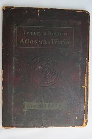 Imagen del vendedor de CENTURY OF PROGRESS ATLAS OF THE WORLD 1934 Souvenir Edition of the World's Fair a la venta por Sage Rare & Collectible Books, IOBA