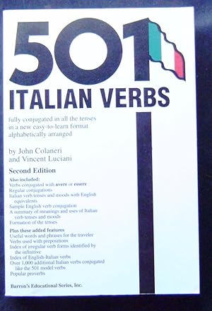 Image du vendeur pour 501 Italian Verbs (501 Verbs Series) mis en vente par booksbesidetheseaside