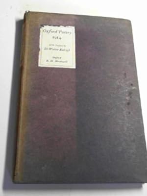 Seller image for Oxford poetry 1914 for sale by Cotswold Internet Books