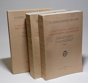 I Giacimenti Gassiferi dell'Europa occidentale. Atti del Convegno di Milano 1957. 3 Bde. (2 Text-...