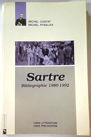 Seller image for Sartre : bibliographie 1980-1992. for sale by Rometti Vincent