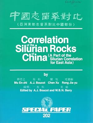 Imagen del vendedor de The Correlation of the Silurian Rocks of China (A Part of the Silurian Correlation for East Asia) a la venta por PEMBERLEY NATURAL HISTORY BOOKS BA, ABA