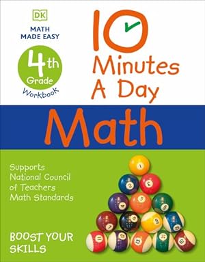 Imagen del vendedor de 10 Minutes a Day Math 4th Grade a la venta por GreatBookPrices