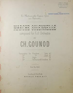 Marche Solennelle, Composed for Full Orchestra, Transcription for Piano Duet