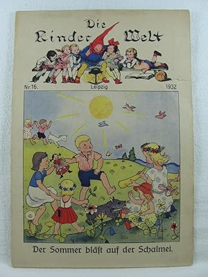 Imagen del vendedor de Die Kinderwelt. Jahrgang 1932, Heft Nr. 16. a la venta por Wolfgang Kohlweyer