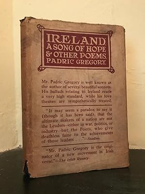 Imagen del vendedor de Ireland: A Song of Hope and other poems a la venta por Temple Bar Bookshop