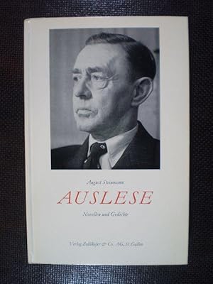 Bild des Verkufers fr Auslese. Novellen und Gedichte zum Verkauf von Buchfink Das fahrende Antiquariat