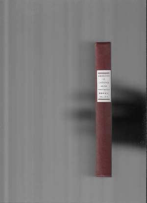 AMBROSIO DE LETINEZ Or The First Texian Novel (Volumes 1 & 2), Embracing A Description Of The Cou...