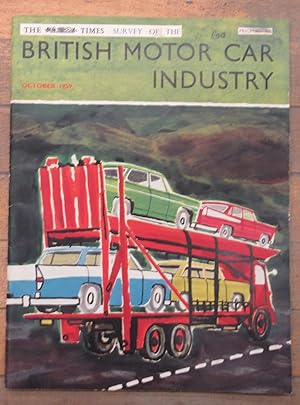 Seller image for The Times Survey of the British Motor Car Industry, October 1959 for sale by Attic Books (ABAC, ILAB)