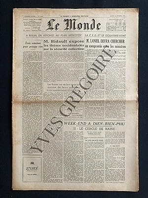 LE MONDE-N°2818-MARDI 16 FEVRIER 1954-GUILLAUME SEZNEC