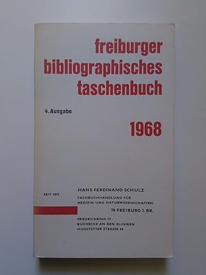 Seller image for Freiburger bibliographisches Taschenbuch; 4. Ausgabe 1968 for sale by Antiquariat Smock