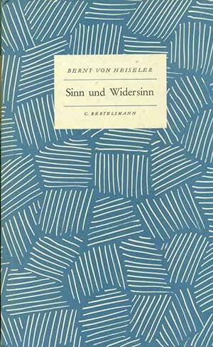 Seller image for Sinn und Widersinn. Novellen. for sale by Online-Buchversand  Die Eule
