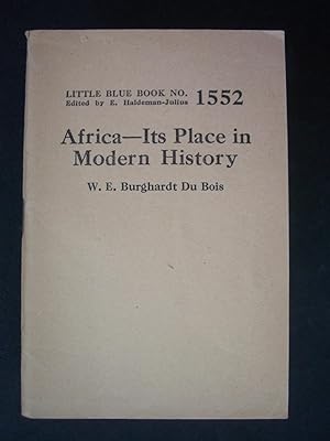 Africa - Its Place in Modern History