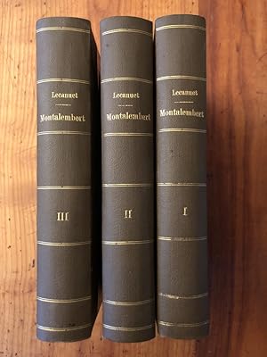 Imagen del vendedor de Montalembert (3 volumes complet) a la venta por Librairie des Possibles