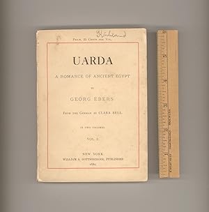 Uarda by George Ebers Volume 2 Only.1880 Paperback Published by William Gottsberger. Victorian Er...