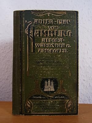 Adler-Plan von Hamburg, Altona, Wandsbek und Umgebung. Ausführliches Namen-Verzeichnis der Straße...